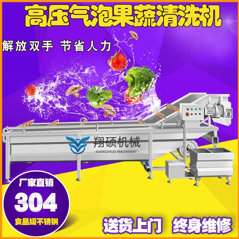 生产芒果气泡清洗机 大型贵妃芒清洗加工生产线 台农芒清洗机
