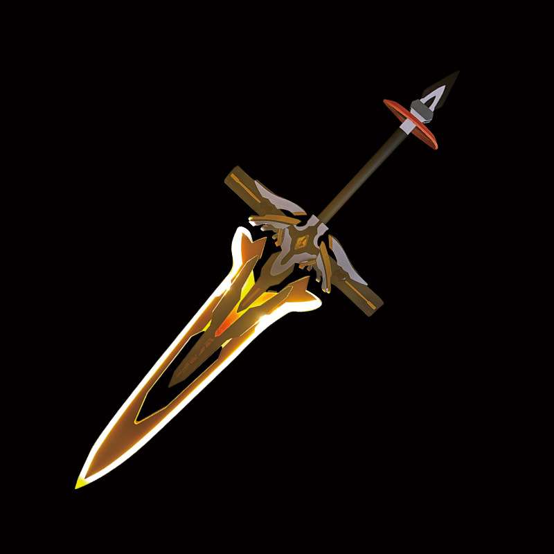 崩坏三cos道具天火圣裁天火大剑可发光武器cosplay道具装备