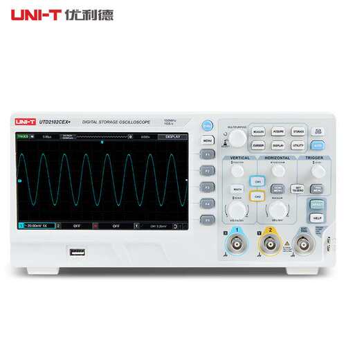 UNI-T优利德UTD2102CEX+/2072CL/2152CL数字示波器双通道150M