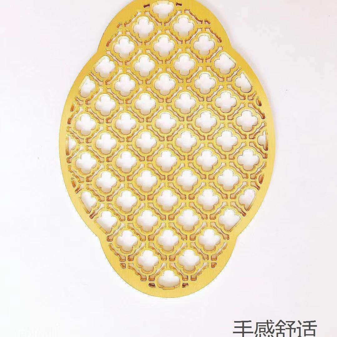 简约现代茶几铜滤网出水口 纯铜高温封釉茶台下水口过滤铜网