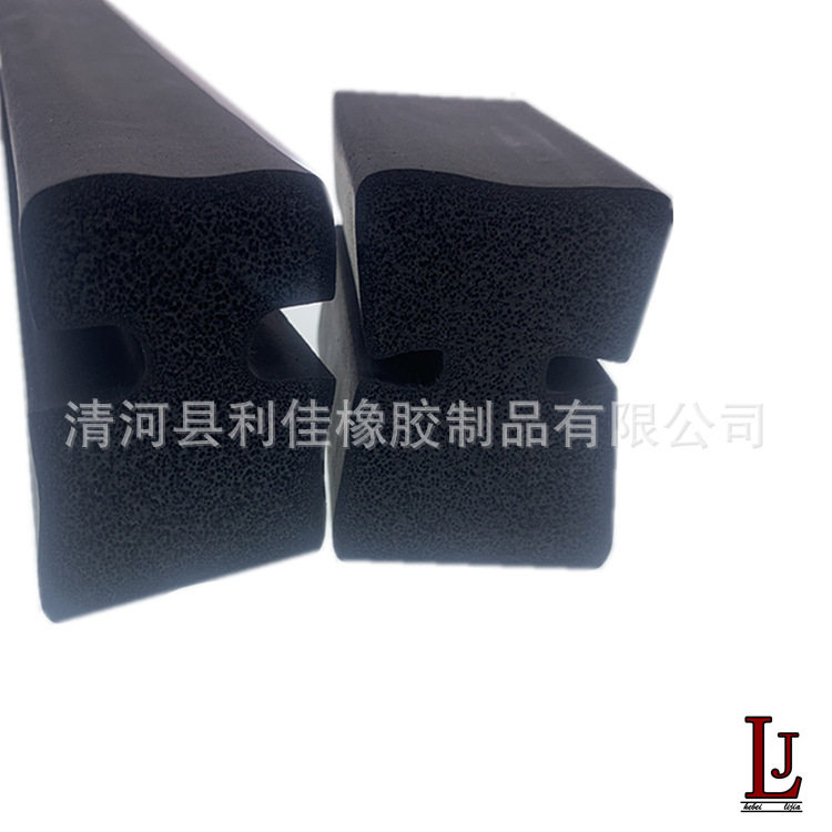 供应盾构机真空吸盘密封条三元乙丙发泡密封条工字发泡胶条