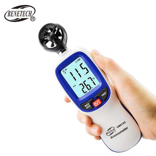标智GM816C GM816B 新款数字式风速计 手持风温风速表 Anemometer