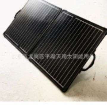 折叠100W太阳能光伏板便携式适合露营户外房车储能电池笔记本充电