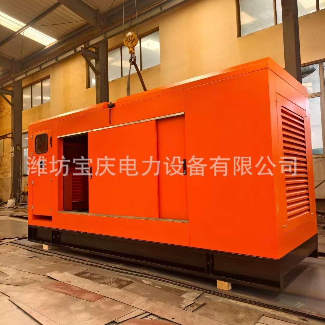 滑轨静音门 推拉门静音箱 发电机柴油机组500KW无刷纯铜电机 厂家