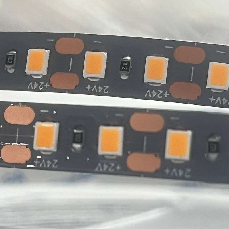 2灯1剪24V低压LED灯带流水灯条线性灯橱柜展柜自粘线形灯可调光