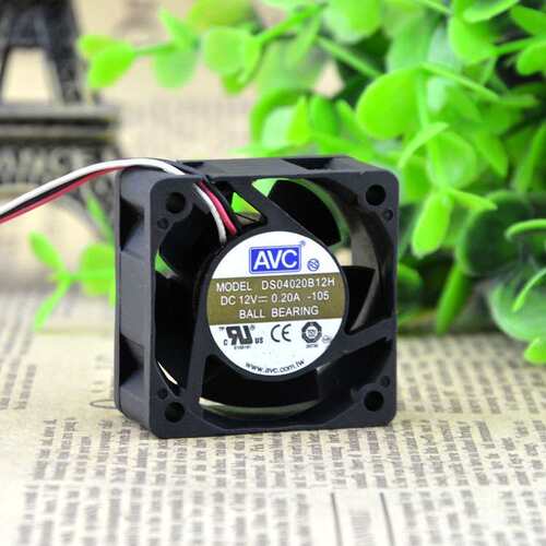 AVC 4CM 4厘米 1U服务器交换机风扇 4020 12V 0.20A DS04020B12H