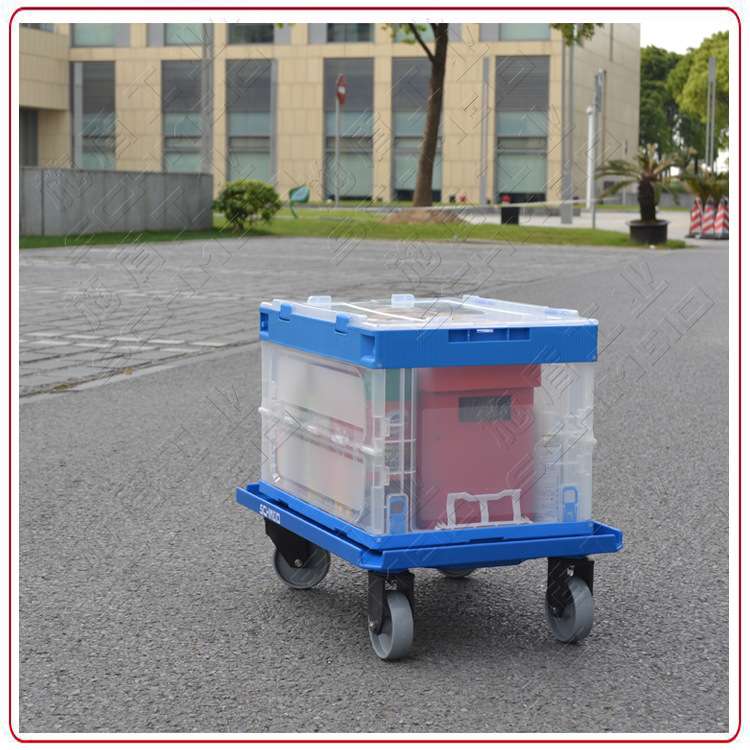 Schmeid施盾塑料箱周转车四轮ABS箱乌龟车选配刹车轮胶箱工具台车