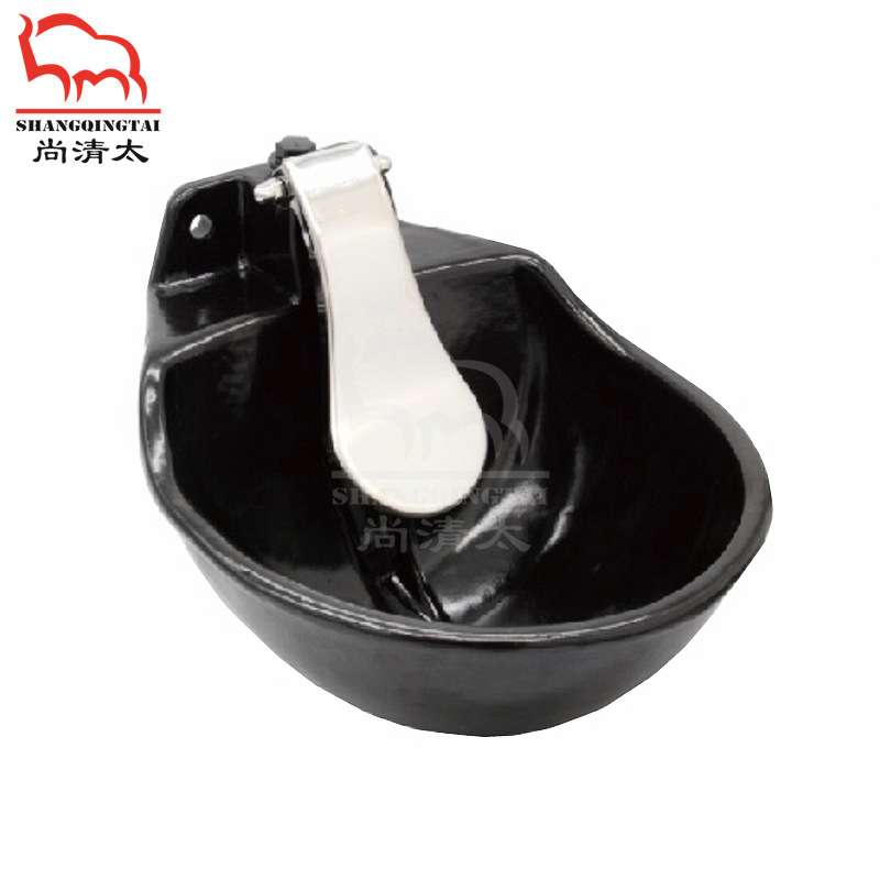 铸铁牛饮水碗 表面搪瓷喷塑喝水碗 牛用喂水器 马用水碗 畜牧养殖
