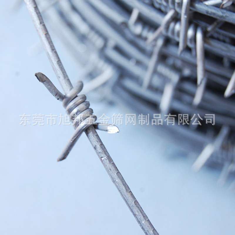 厂家供应镀锌刺绳正反拧单双股刺铁丝防攀爬监狱网钢丝绳