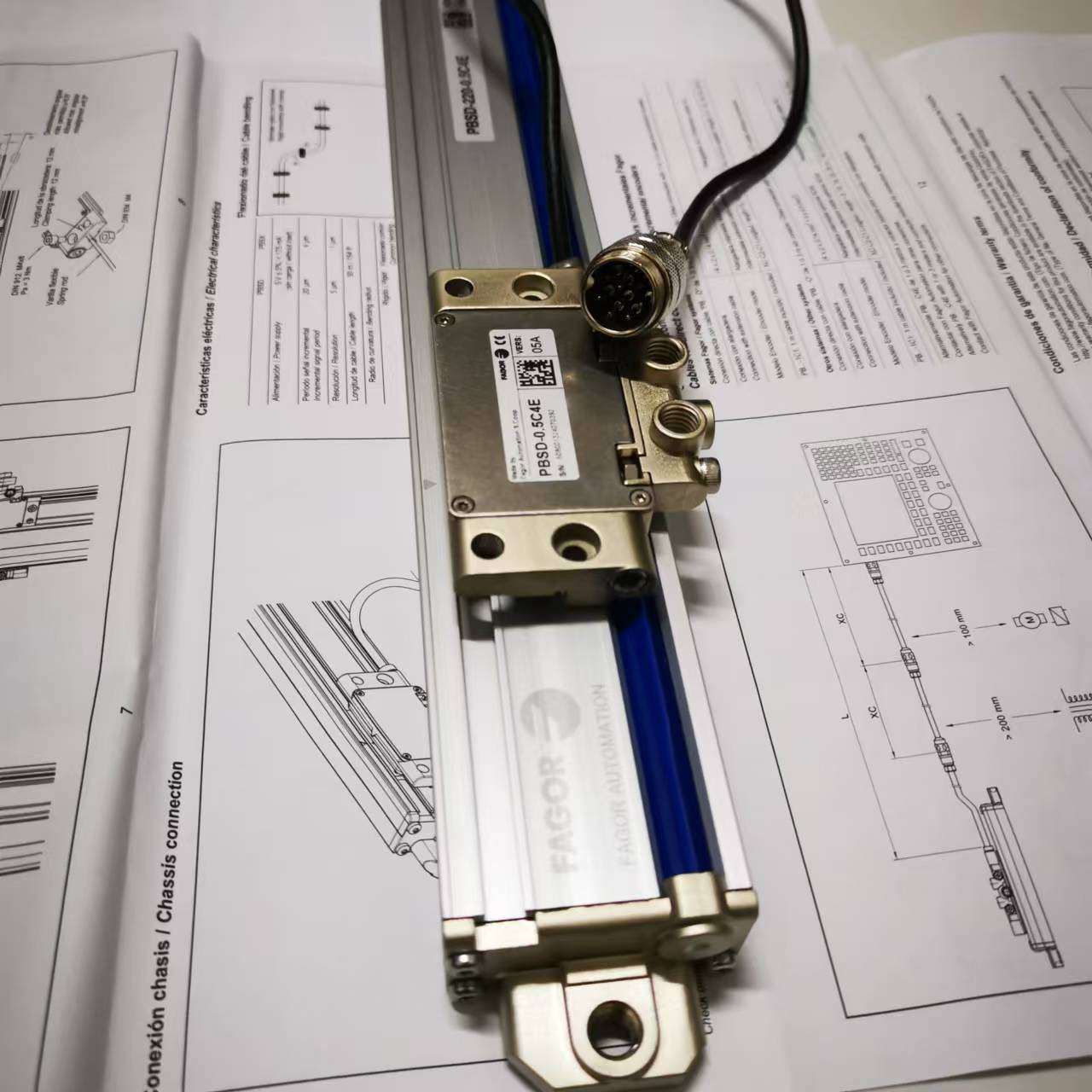 发格光栅尺PBSD-270-0.5C4E通快瑞铁折弯机更换新品维修销售服务