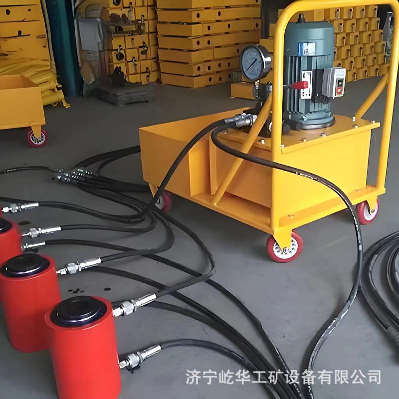 厂家供应板式换热器夹紧器一拖四千斤顶油管紧板器大功率液压扳手
