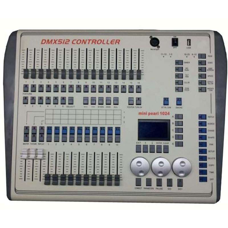 迷你1024小珍珠灯光控台DMX1024舞台灯光控制器摇头光束灯调光台