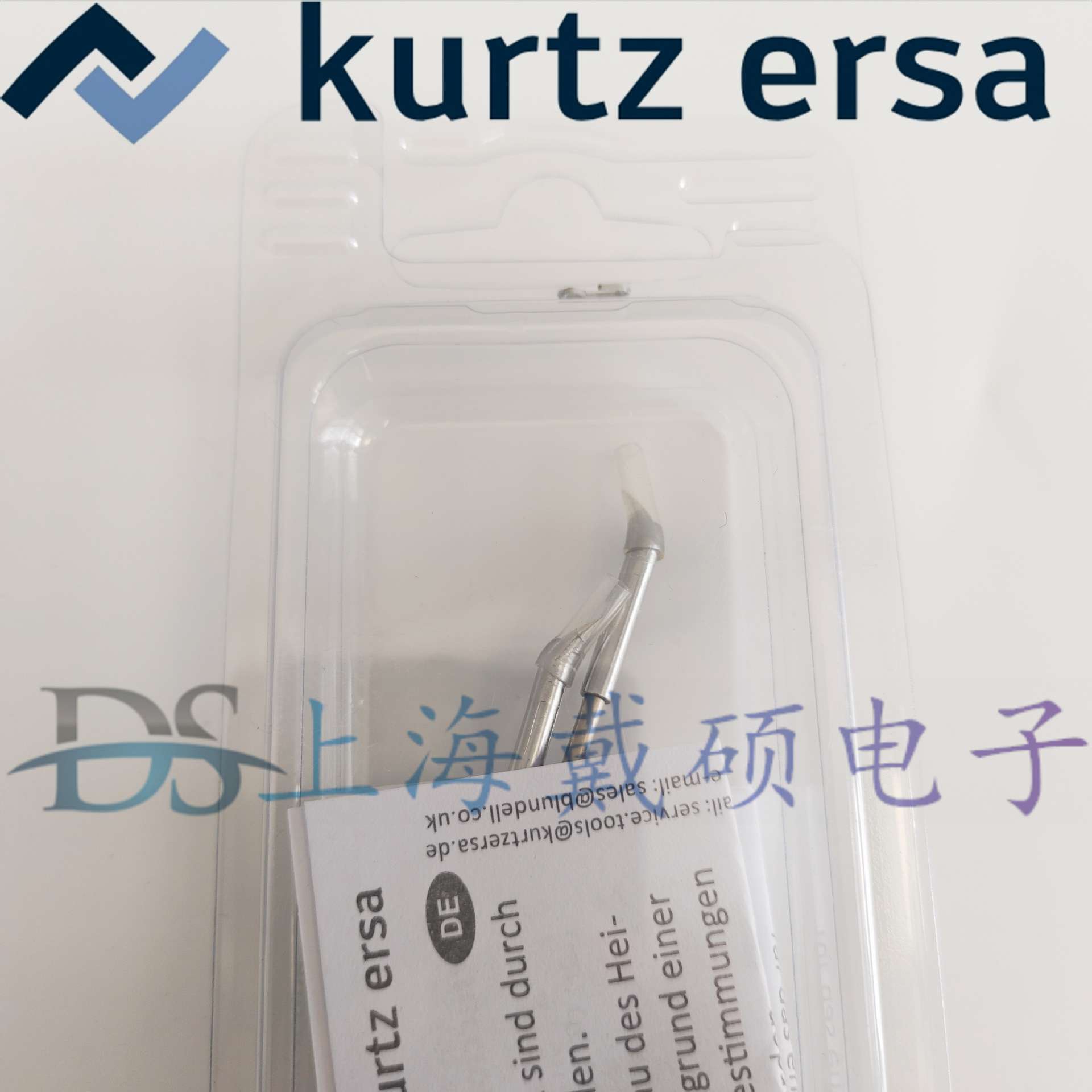 德国 埃莎ERSA 0462SDLF002 弯尖形烙铁头 0.2mm