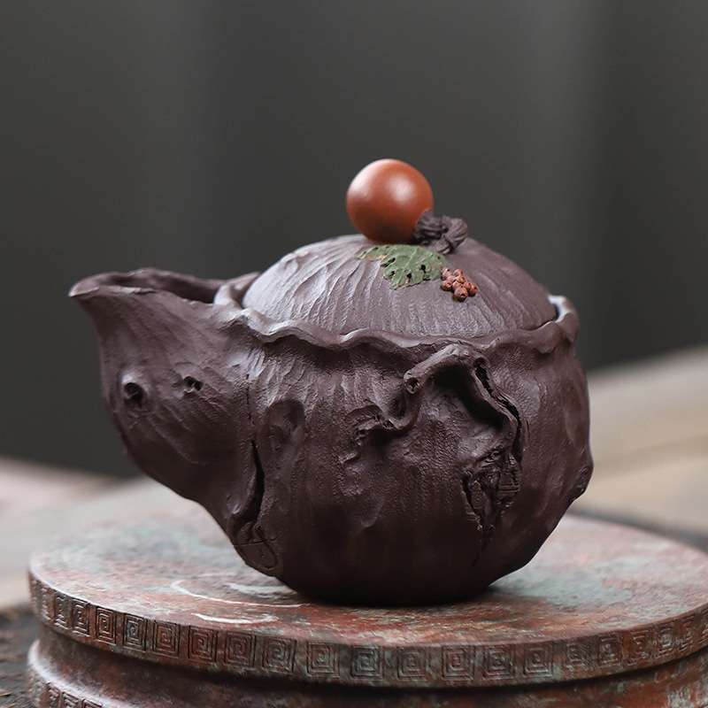 宜兴原矿紫砂壶公道杯手工分茶器仿生葡萄手抓壶茶道配件茶具配件图片