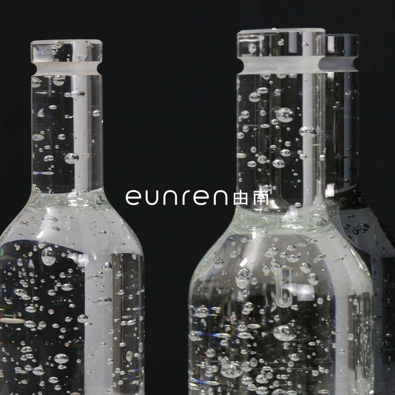 简约现代软装饰品透明酒瓶软装饰品花束插花瓶样板房间桌面摆件