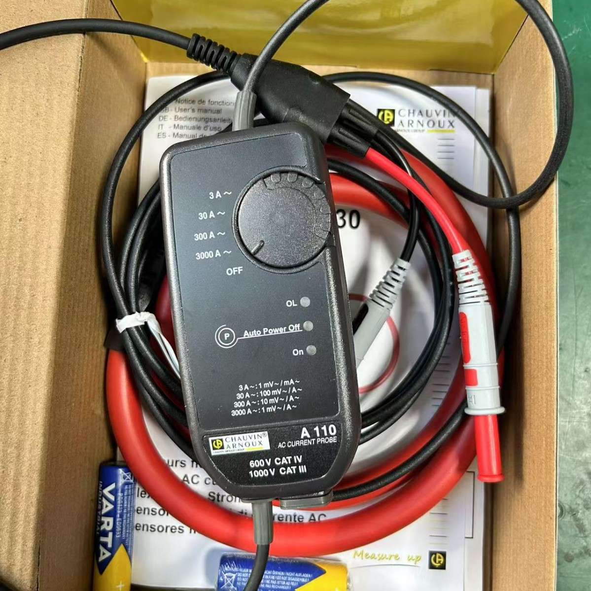 法国CA AmpflexA110-A130可饶式柔性电流探头可方便测量任何导体