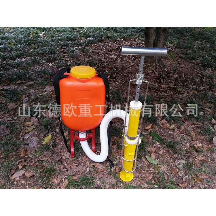 手扶手柄施肥播种器 农用水稻撒化肥撒播机 脚踏式不弯腰播种机