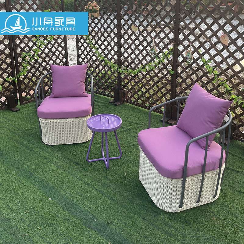 户外花园沙发家具别墅庭院藤编小户型沙发阳台茶几椅组合室外吧椅