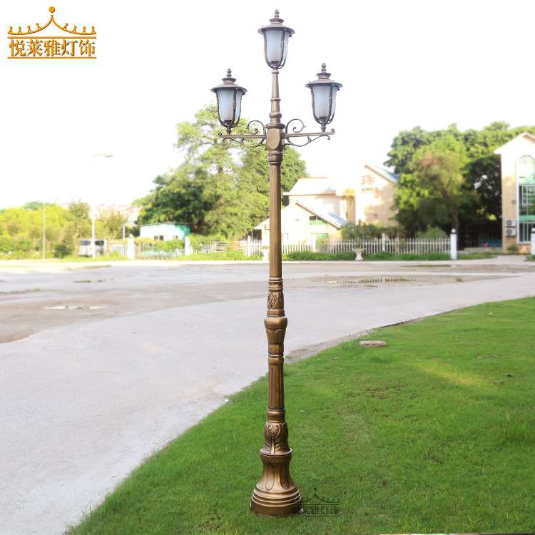中山欧式复古庭院灯别墅花园亮化路灯户外防水草坪灯照明灯具