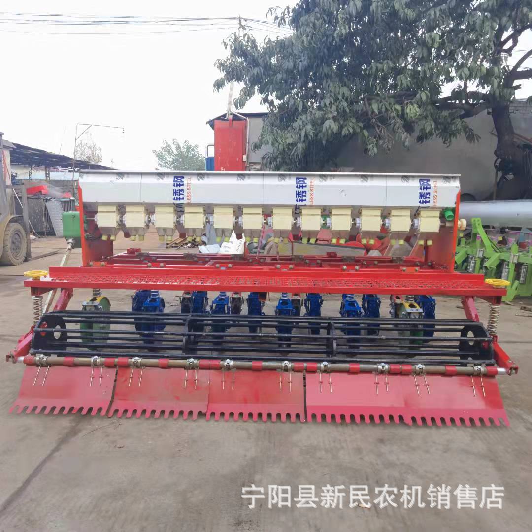 12行种肥同施旱稻小麦播种机旱稻油菜草籽玉米谷物高粱种植机现货