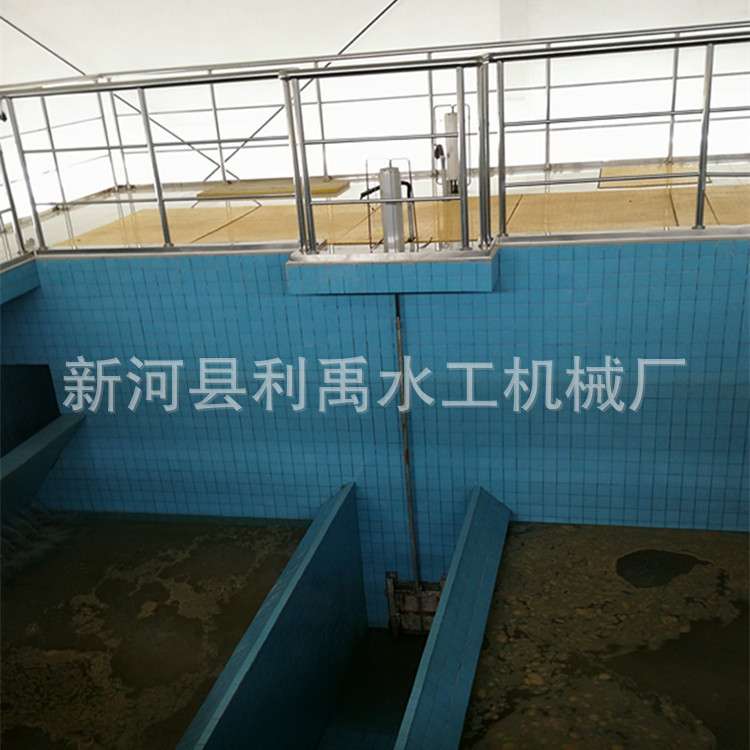 污水处理不锈钢进水闸门气动执行器进出水闸门500x500气动钢制闸
