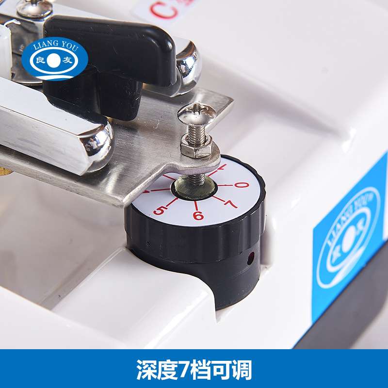 良友眼镜设备仪器半框镜片开槽机拉丝机眼镜开槽机不锈钢加工机