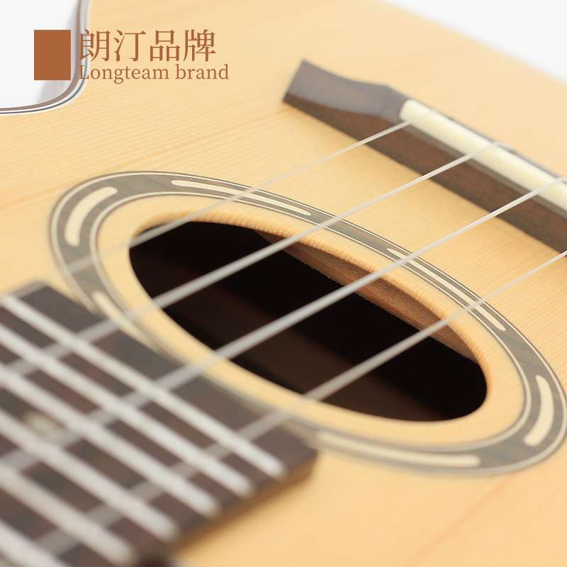 朗汀26寸云杉面单玫瑰木尤克里里单板乌克丽丽ukulele小吉他