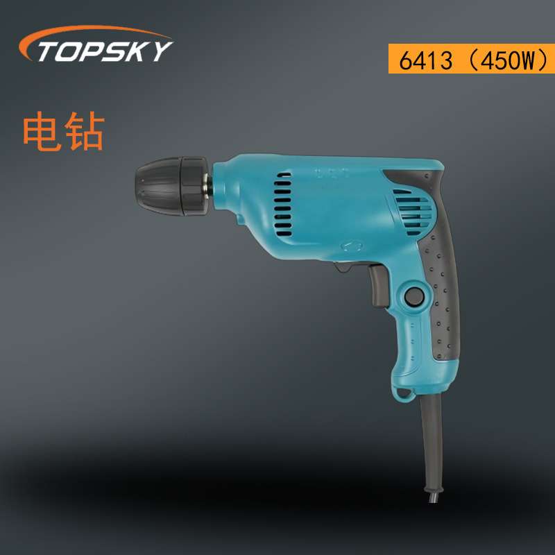 电钻 ?设计轻巧 动力强劲人体工程学设计防滑手柄6413（450W）T5