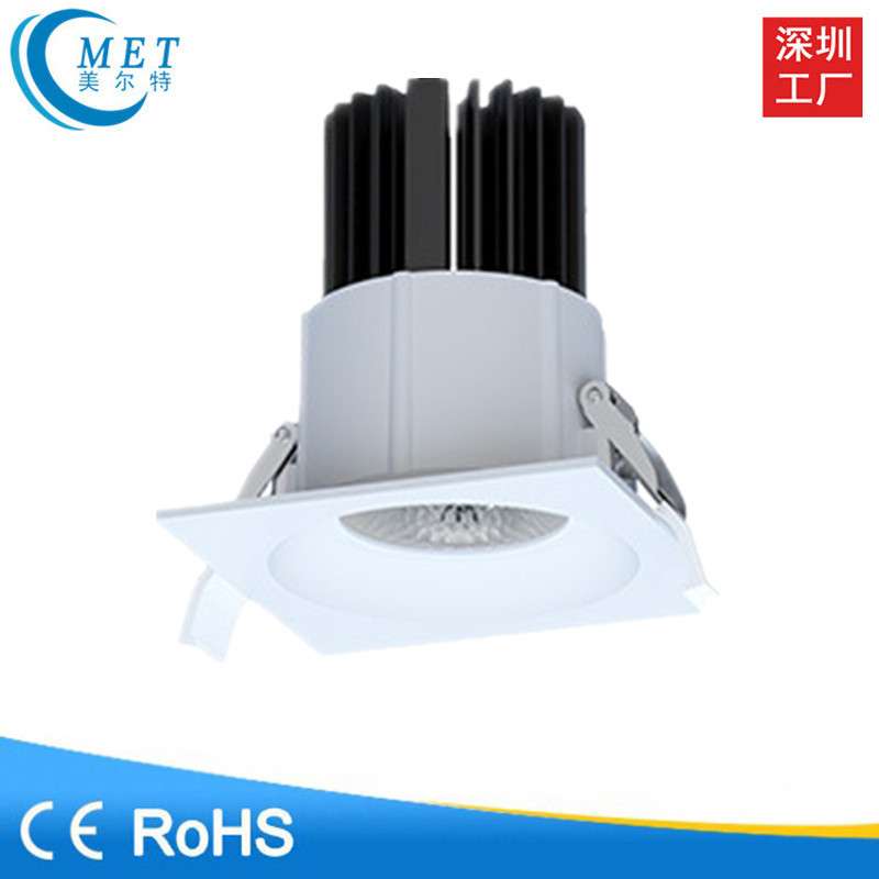 厂家直销 方形COB筒灯 方形嵌入式筒灯射灯10W12W15W20W30W40W50W