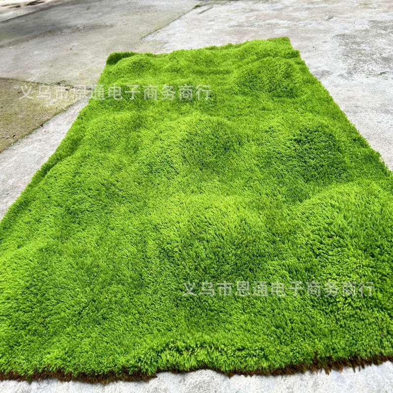 不掉毛不掉色仿真苔藓青苔草坪景观园林装饰室内室外纤维品植物墙