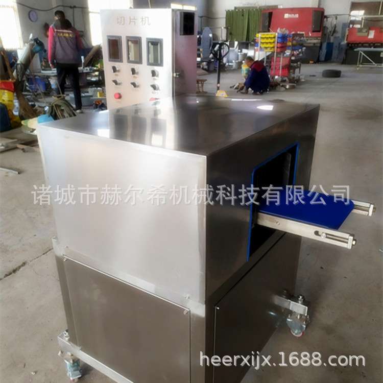 内蒙古牛肉条加工设备 风干鲜牛肉切片切条机 大型肉类切片机