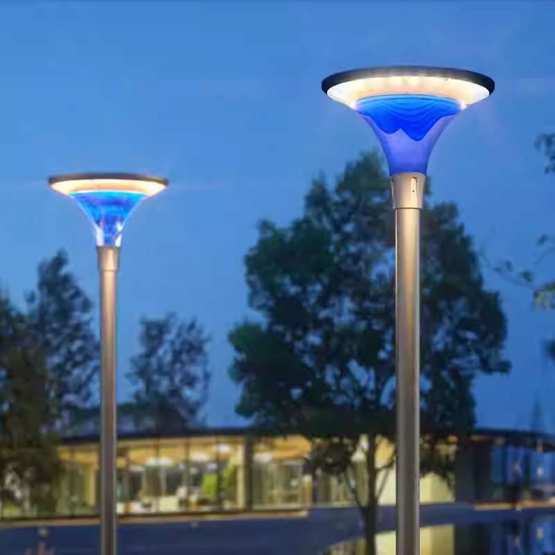 太阳能户外防水庭院灯氛围感景观灯室外高亮路灯园林高杆灯公园