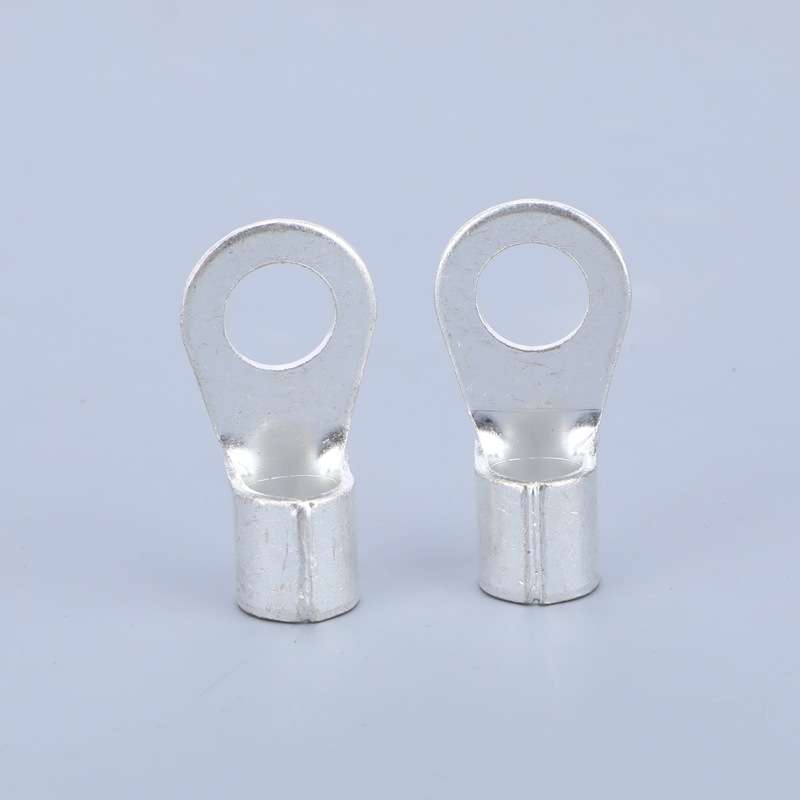 OT35 50 70 95平方 冷压接线端子O型叉形裸端头铜线鼻子镀银接线
