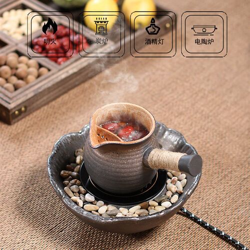 围炉煮茶家用室内配件全套网红的罐罐烤茶壶中式炭火炉子茶炉