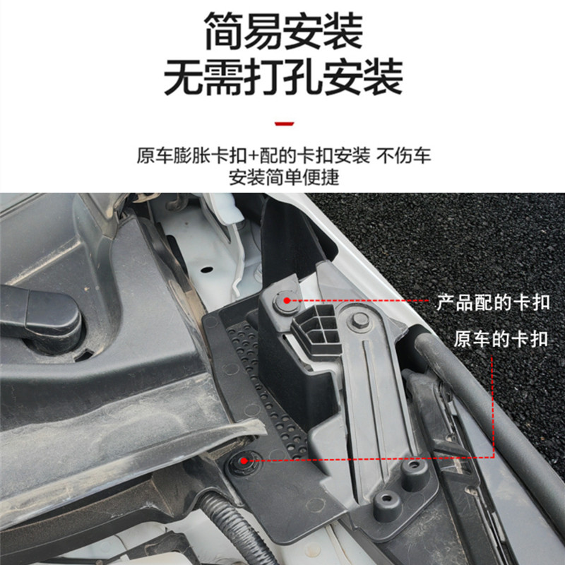 新格瑞维亚排水槽盖改装赛那专用雨刮机舱防保护排水防堵过滤盖板