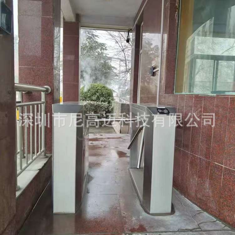 尼高迈三棍闸工厂建筑工地进出通道人行旋转栅门禁全高单向门价格