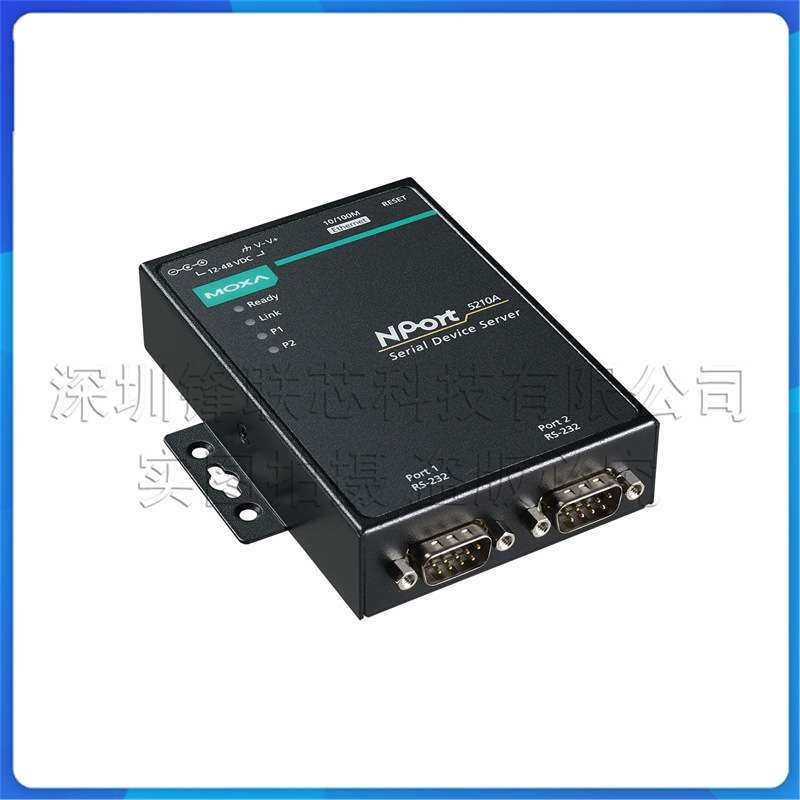 Nport5630-8 MOXA 8 端口RS-232/422/485 机架式串口联网服务器