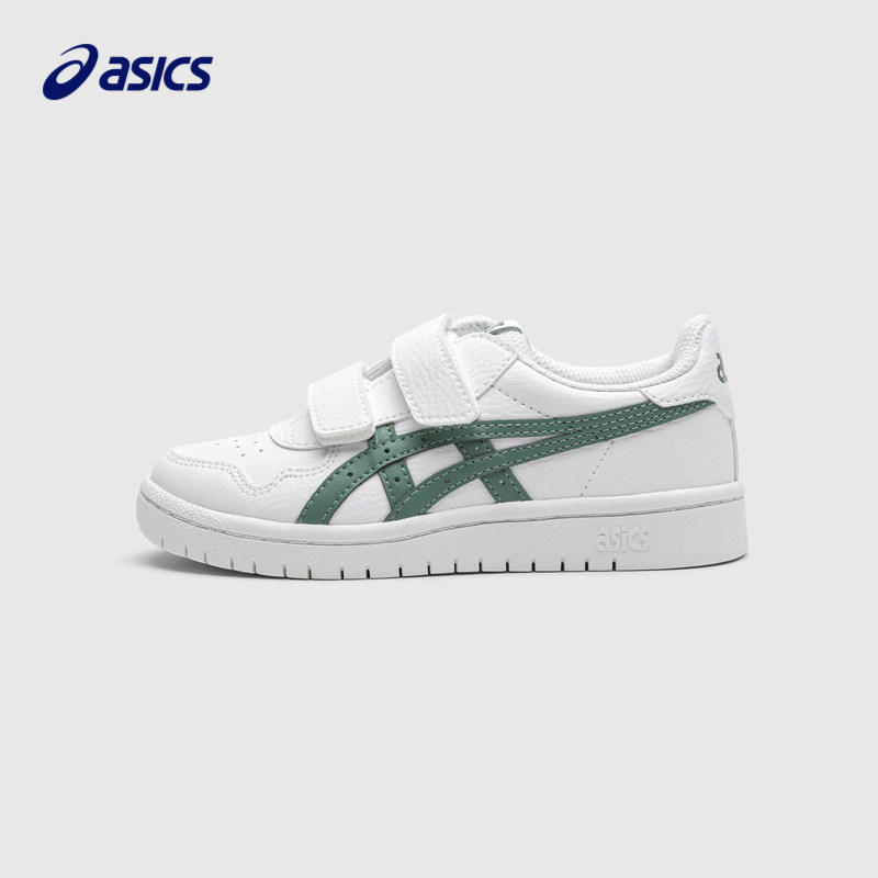 ASICS/亚瑟士童鞋儿童春夏款男女童板鞋复古休闲舒适魔术贴运动鞋
