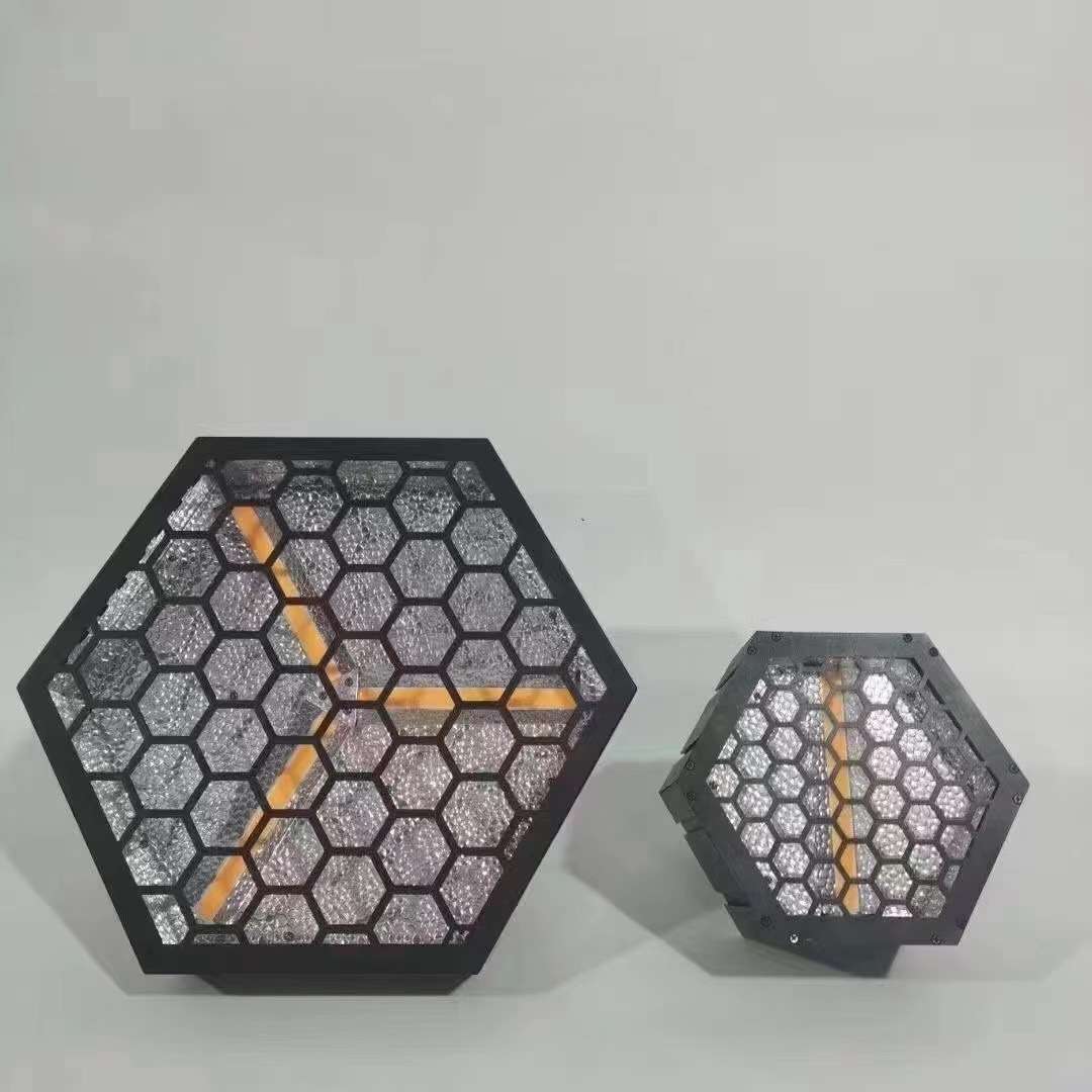 3颗60W LED六角复古灯清吧酒吧矩阵氛围灯DMX512舞台频闪跑马灯