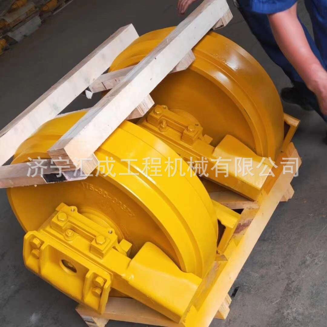 推土机引导轮 引导轮支架 链条导向轮 推土机底盘件 推土机引导轮