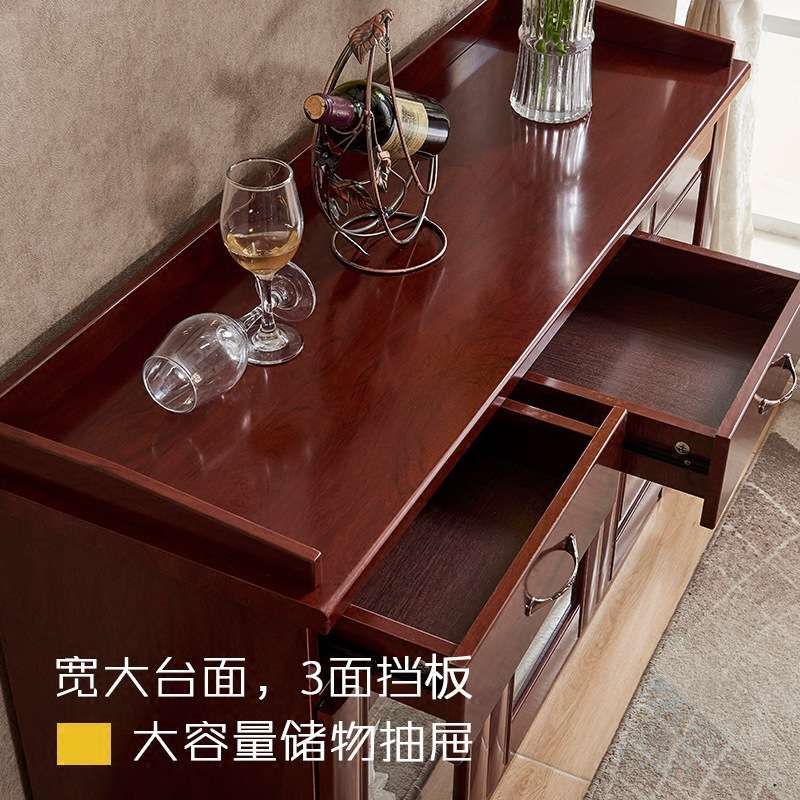茶水柜简约餐边柜现代办公室柜餐厅柜酒柜厨房柜客厅组装茶柜碗柜