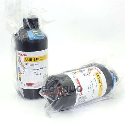 原装进口MIMAKI LUS-210UV固化油墨UJV100-160带芯片1L装墨水