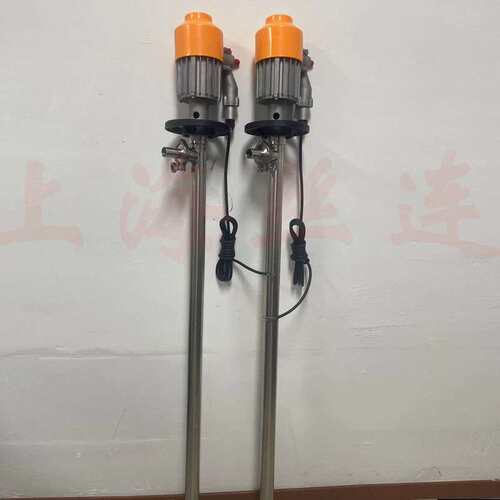 HD-EX2-V+SS304-1200HP手提式化工插桶泵电动耐酸碱抽液泵油桶泵