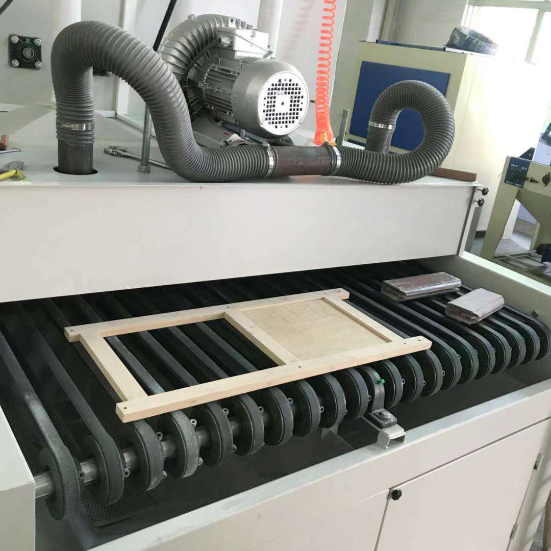 工厂直销全自动吹砂机木材家具去毛刺自动喷砂大型家私木板喷砂机
