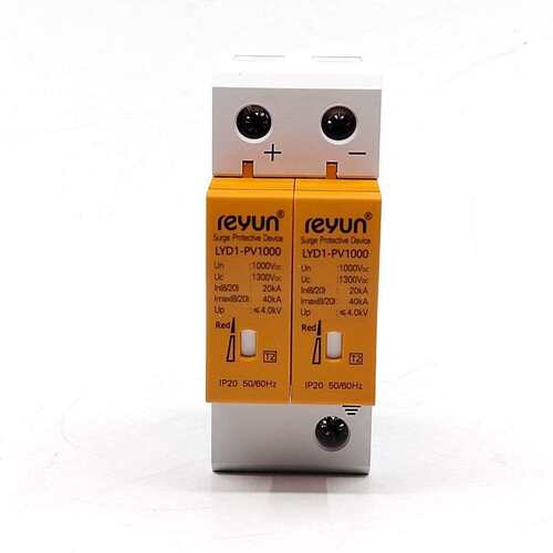 上海雷源太阳能电涌防雷保护器LYD1-PVDC1000V/2P光伏光伏专用
