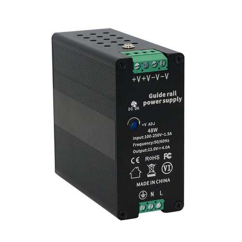 陆视安（LGD-48-12）导轨安装自动化工业级开关电源48W12V4A输出