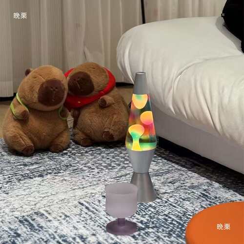 LAVA LAMP炫彩色浮游灯水母灯卧室内装饰台面灯氛围小夜灯熔岩灯