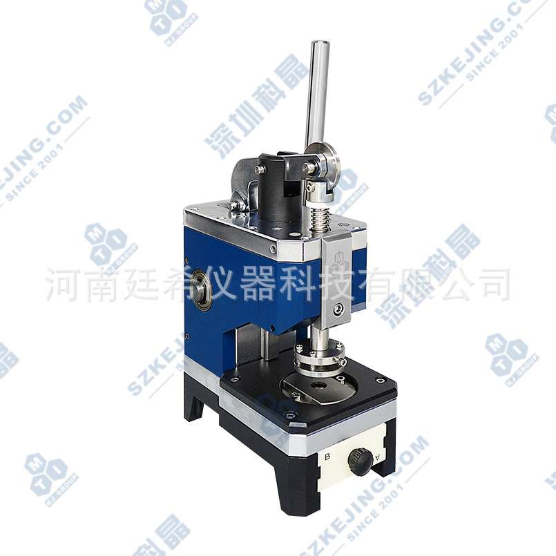 MSK-T10手动电池切片机可匹配不同模具对各种锂电极片隔膜冲切
