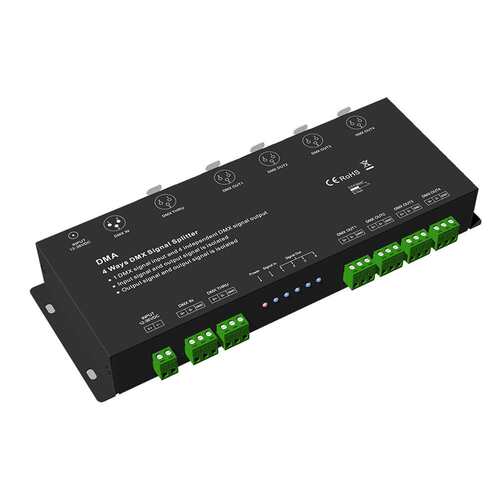 DS-L 32种动态模式跑?追逐流?拖尾渐变飘DMX512-SPI数显解码器