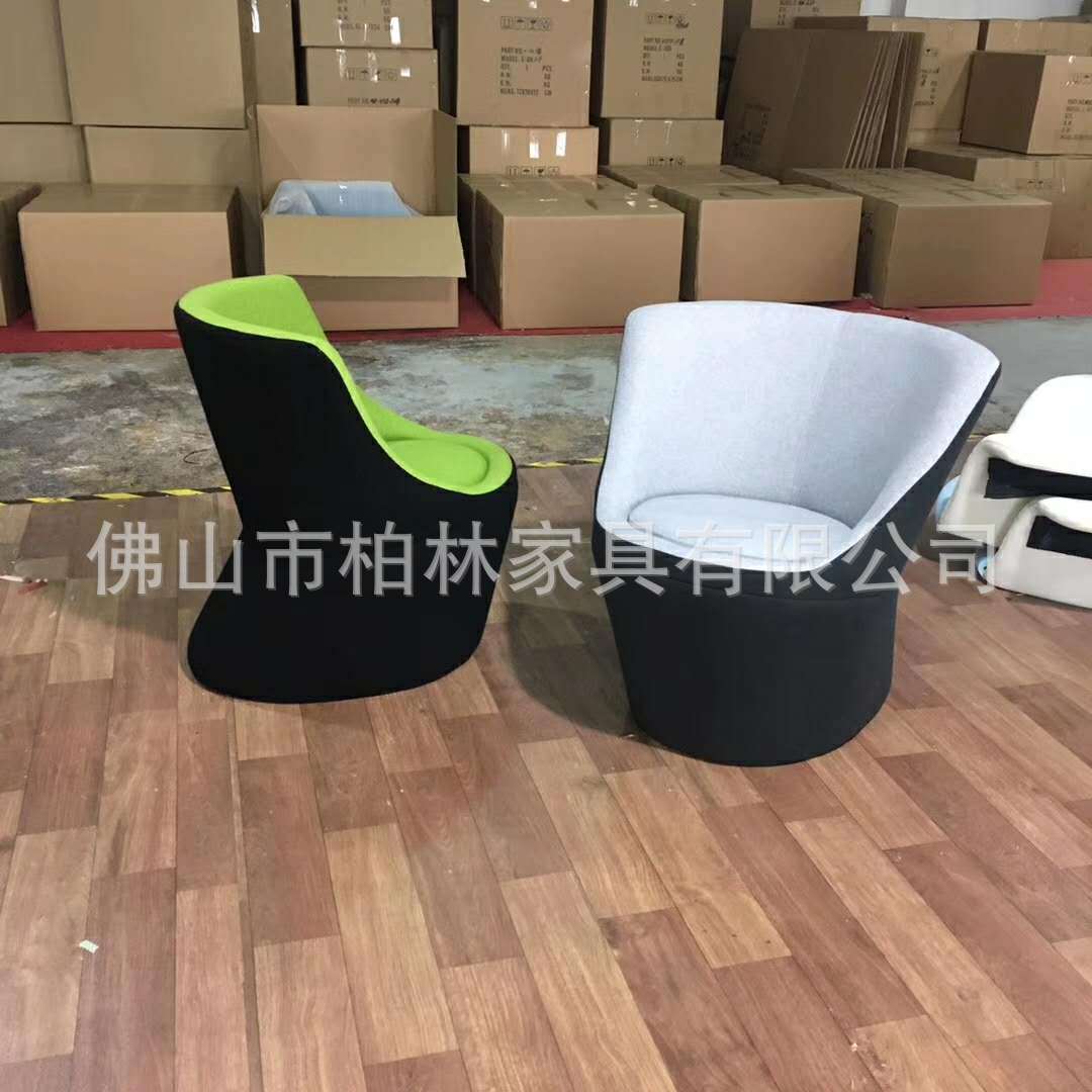 2020新款个性时尚小沙发客厅接待沙发椅商务洽谈配套小椅子等候椅